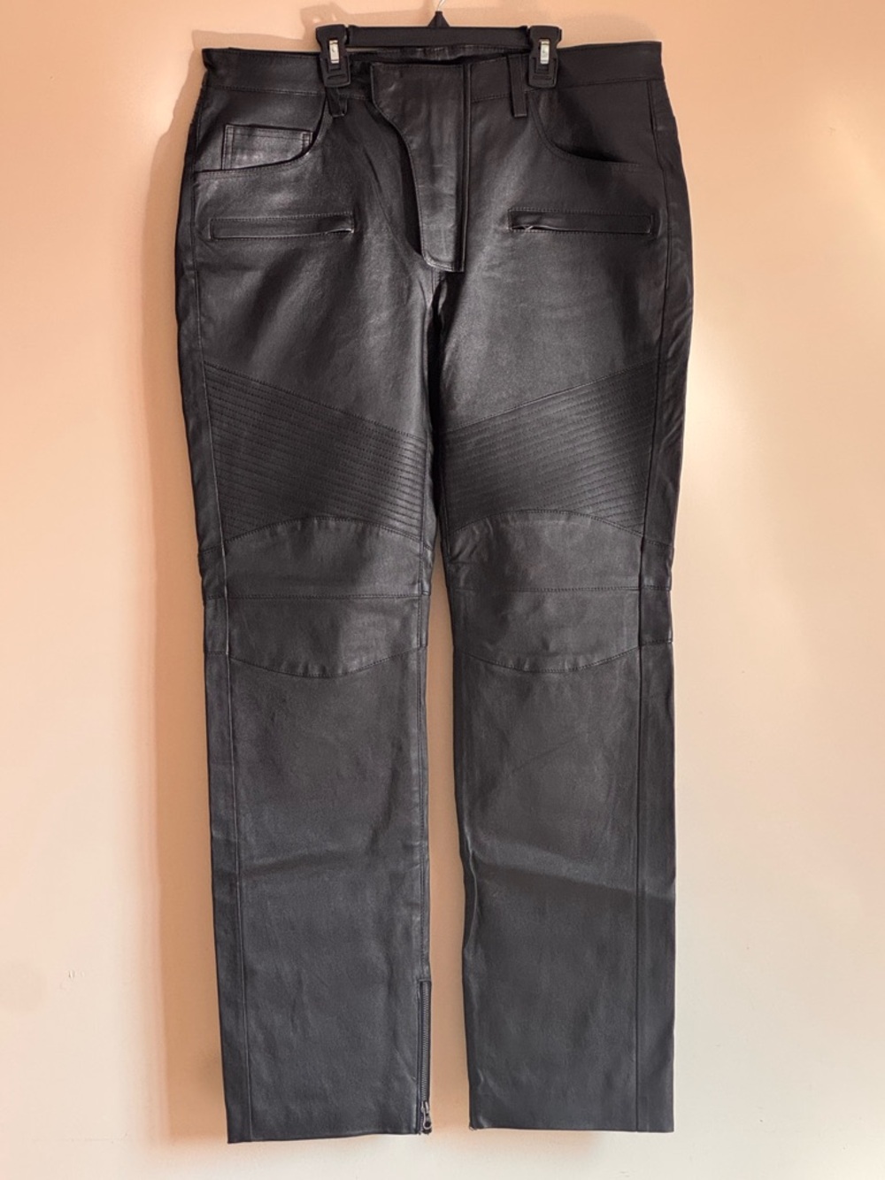 Leather Cult biker jeans